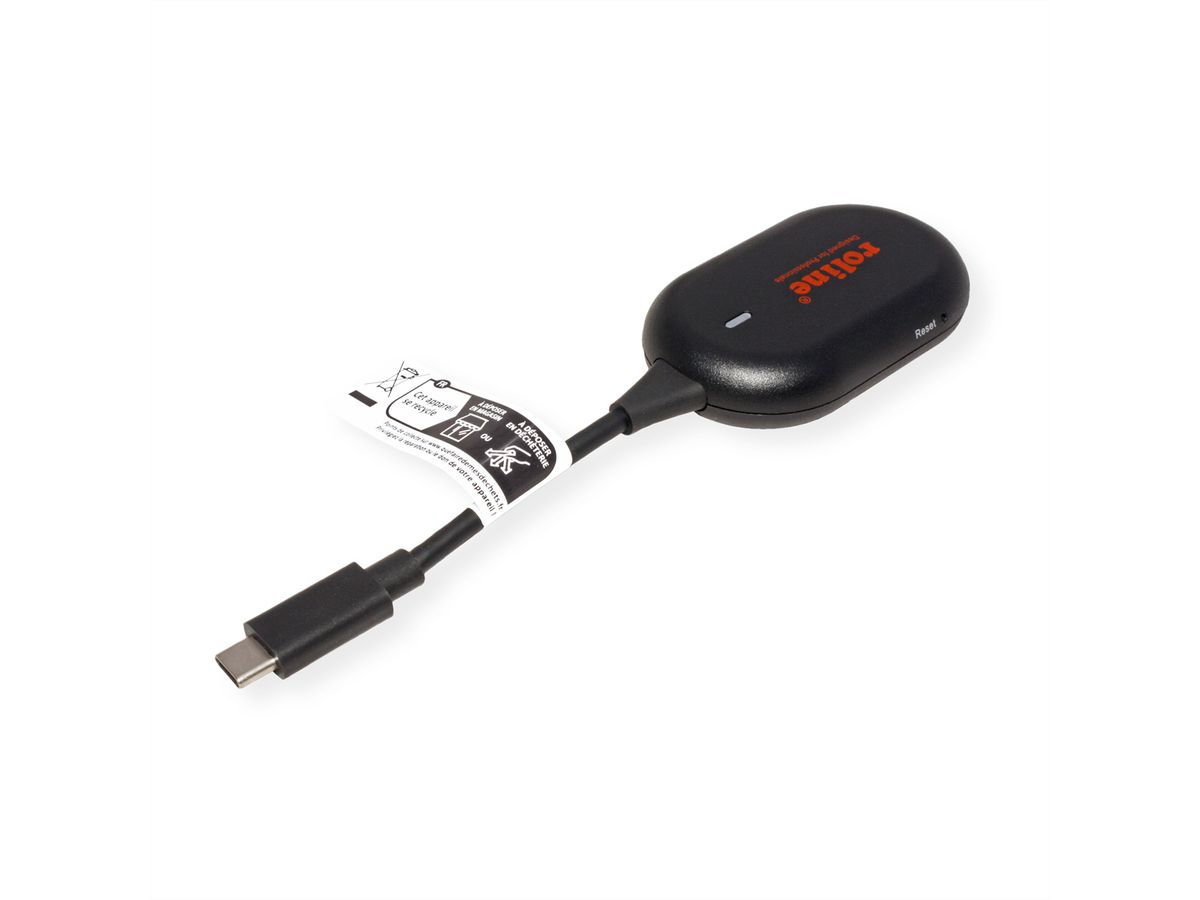 ROLINE Kit de dongle d'affichage P2P sans fil, Tx+Rx, HDMI, 1080p , 20 m