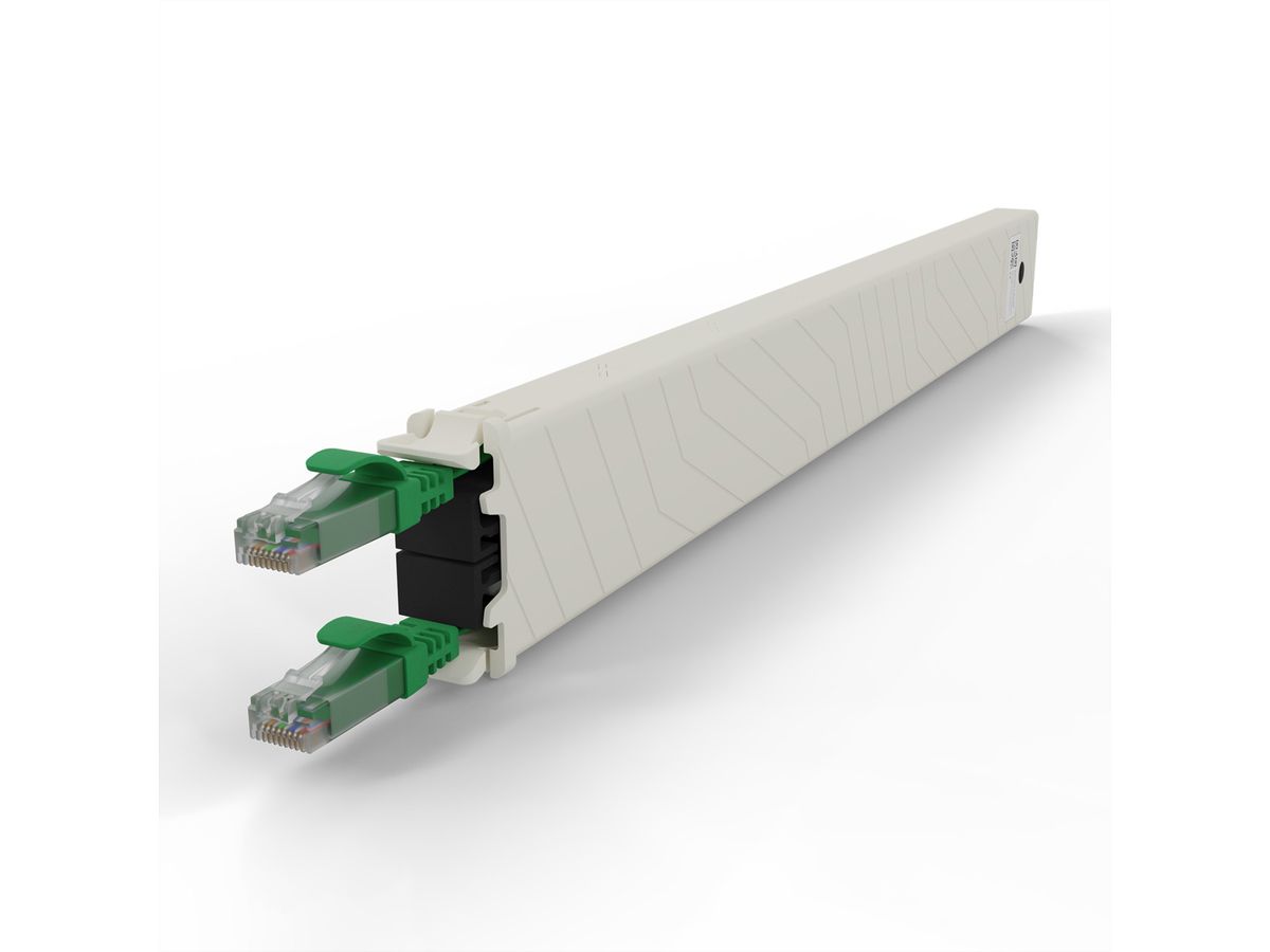 patchbox.one Cassette 8RU UTP vert Cat.6a 0,8 m