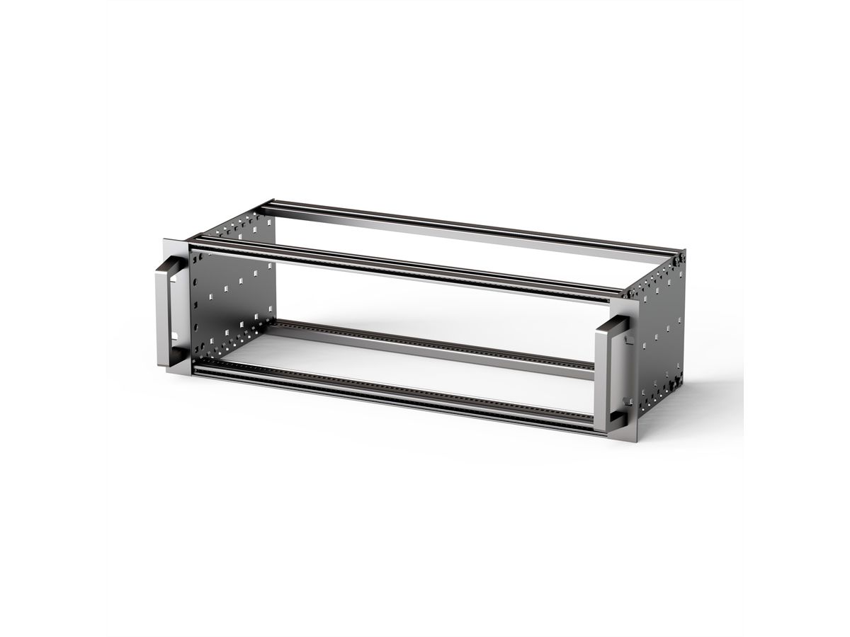 SCHROFF EuropacPRO 19" Kit bac à cartes pour cartes-mères, lourd, blindage rétrofit, avec poignée avant, 3 U, 355 mm