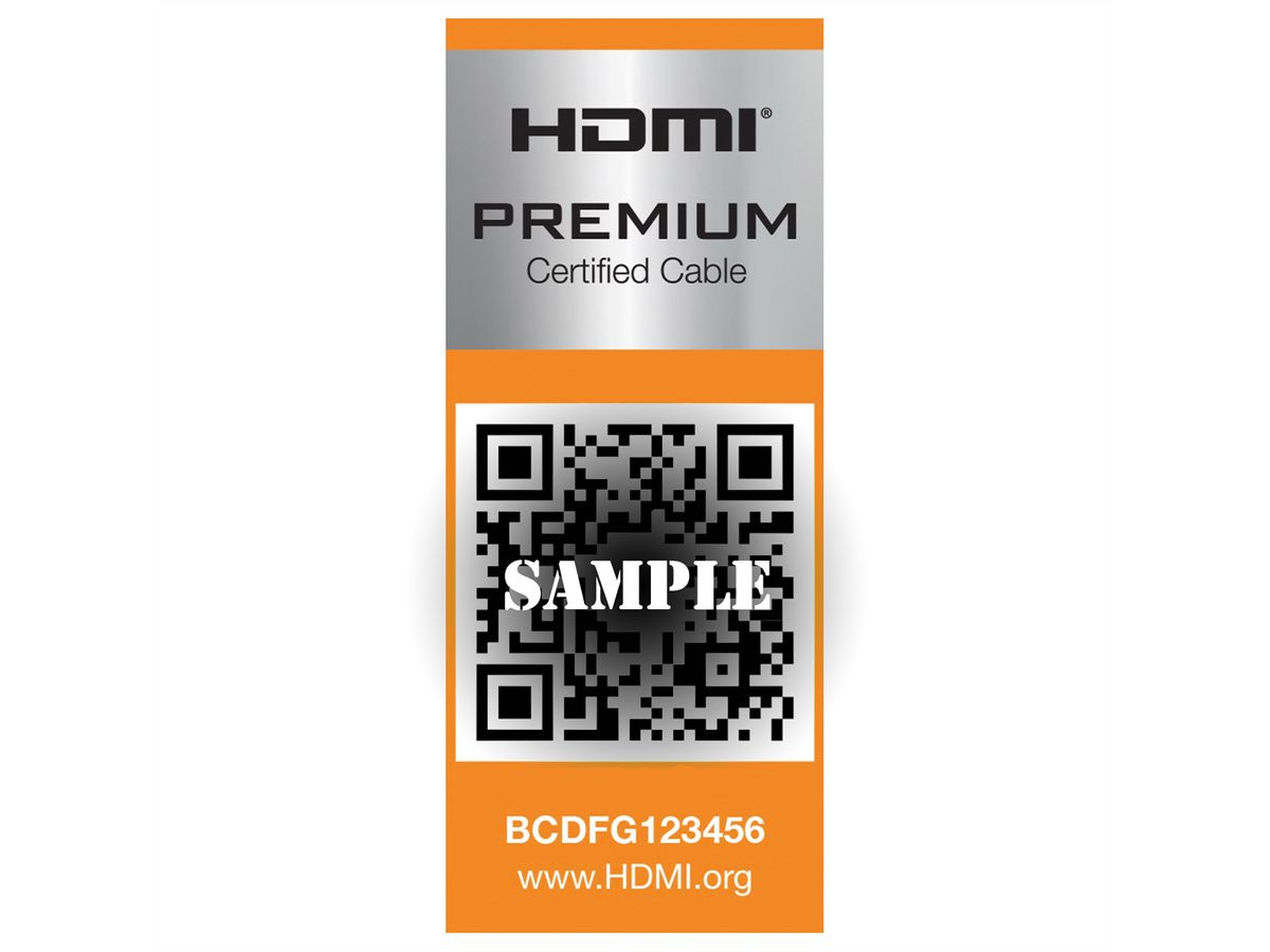 ROLINE PREMIUM Câble HDMI Ultra HD avec Ethernet, 4K, M/M, noir, 7,5 m