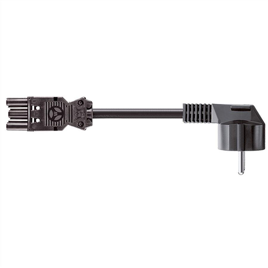 BACHMANN Cordon d'alimentation CEE7/7, ST18i3 2,0m