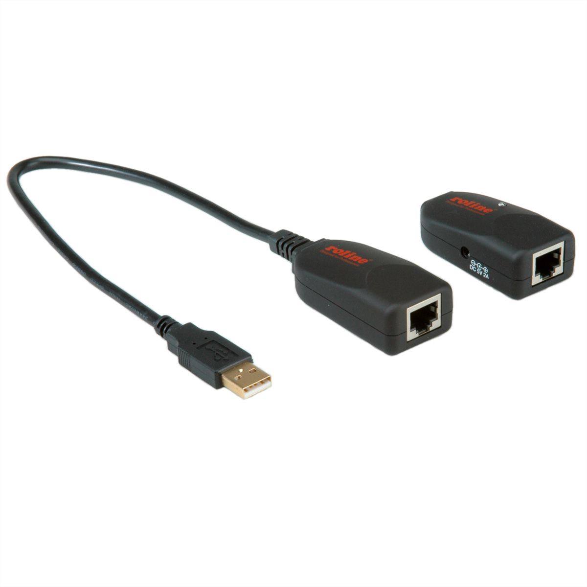 ROLINE Rallonge USB 2.0 à partir de RJ45, max. 50m