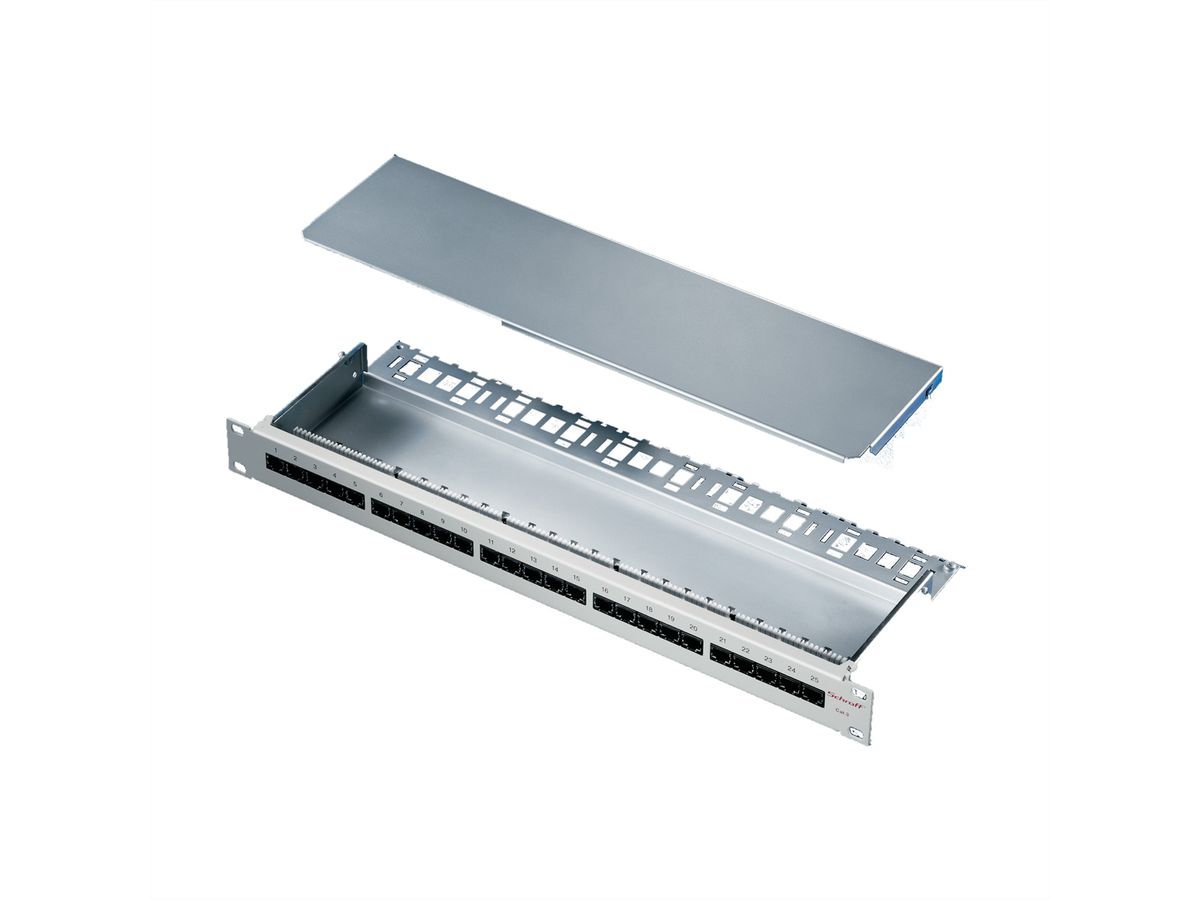 Panneau de distribution 19" SCHROFF, Cat 6