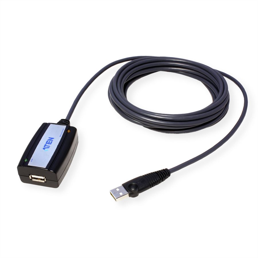 ATEN UE250 Câble d'extension USB 2.0, noir, 5 m