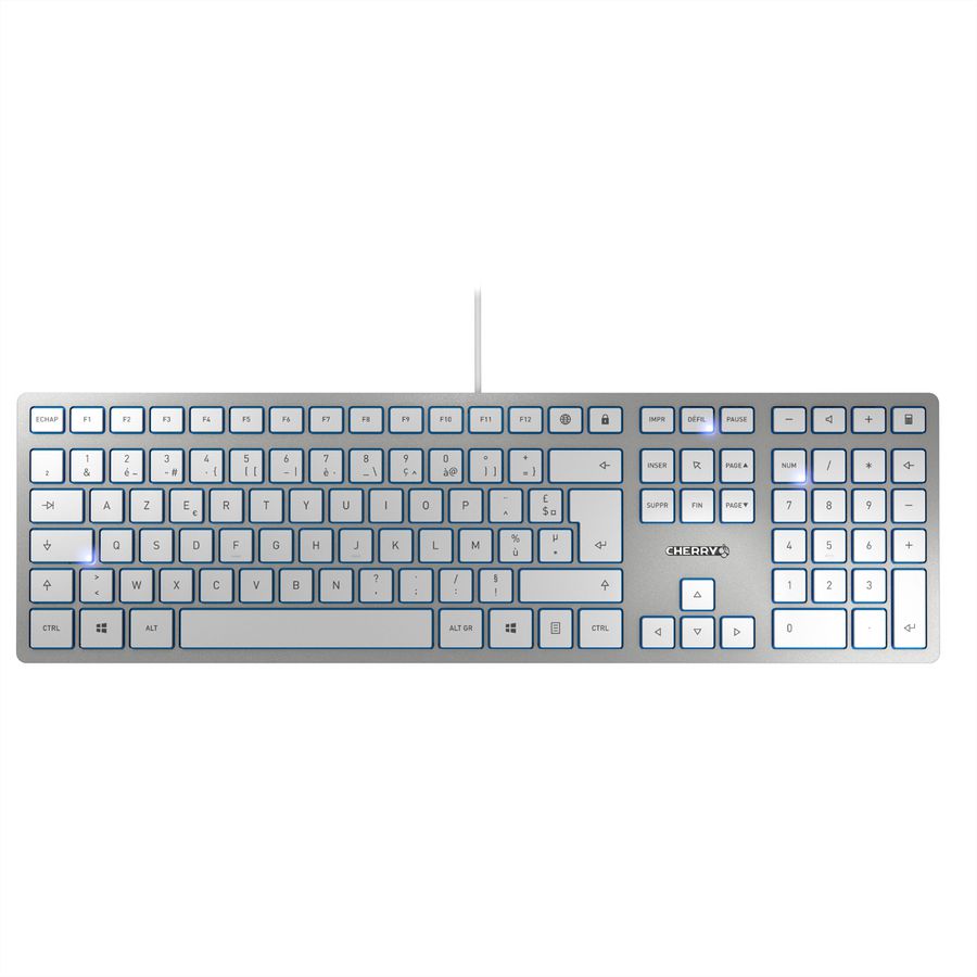 CHERRY KC 6000 Clavier Slim, gris
