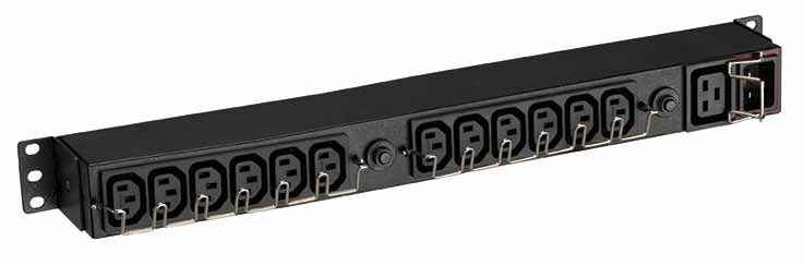 Eaton EFLX12I unité de distribution d'énergie 13 sortie(s) CA 1U Noir