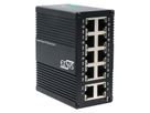 EXSYS EX-62026PoE Mini-commutateur Gigabit PoE industriel à 10 ports, 8x PoE + 2x 10/100/1000Tx