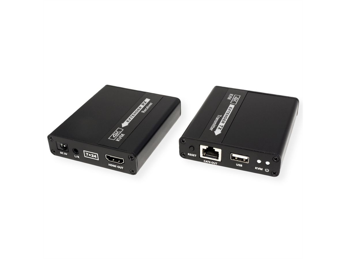 VALUE Prolongateur KVM via Cat.6/6A, HDMI, max. 70m