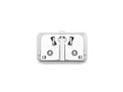 ROLINE Chargeur de voyage USB avec prise UK/US/Euro, 2 ports, 1x QC3.0 A + 1x C (PD), 25W