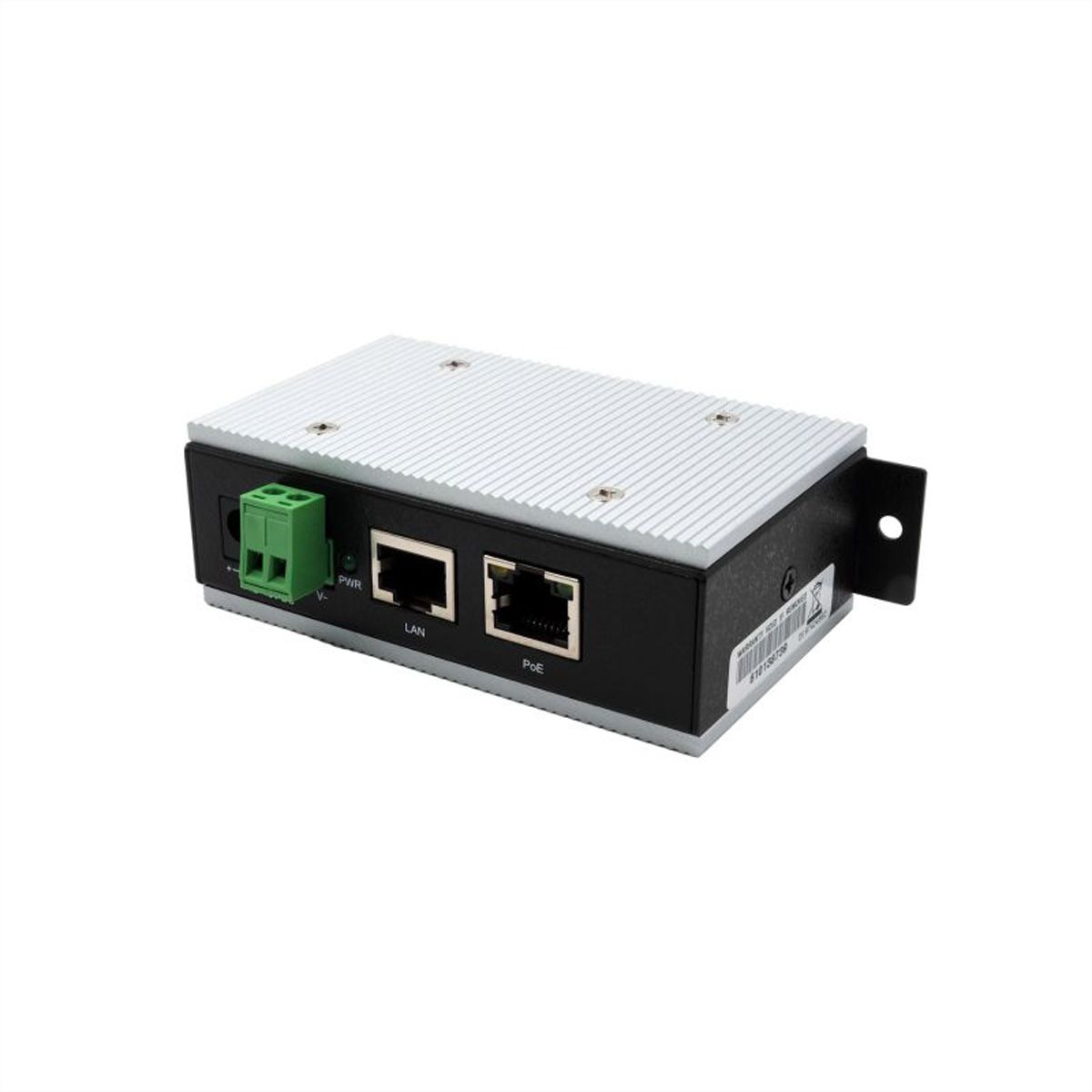 EXSYS EX-6007PoE-WT Injecteur PoE Gigabit 12-48V, boîtier métallique