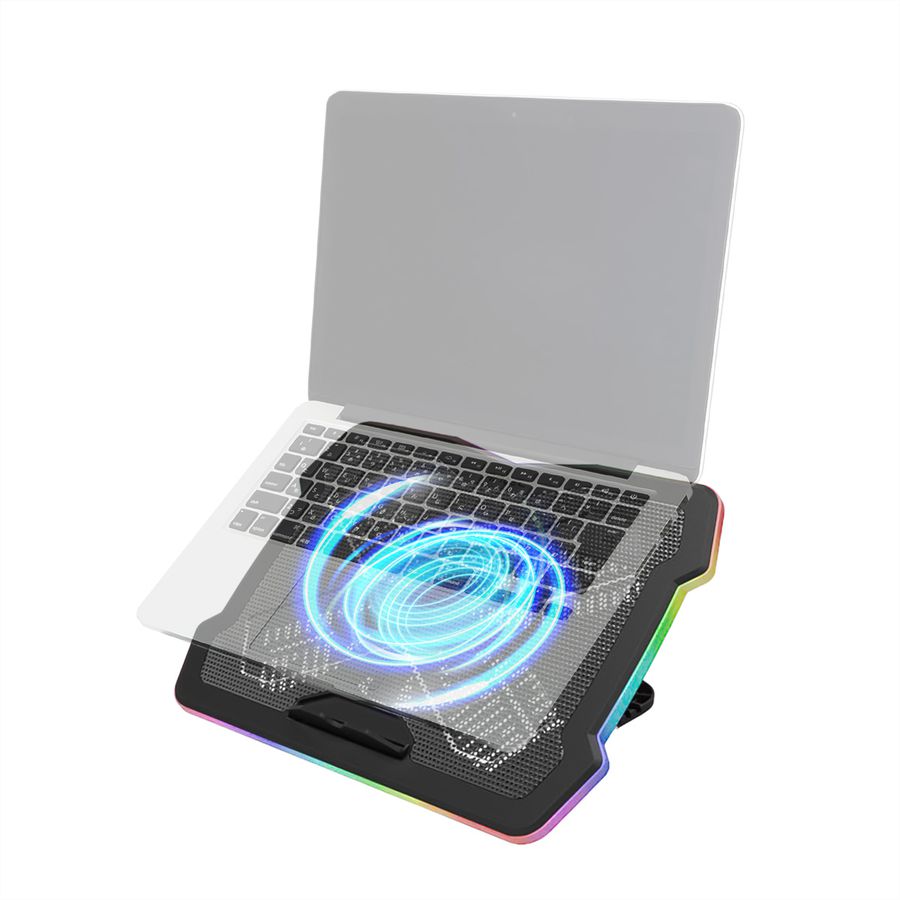 ANTEC LCHF200 Hyperflow RGB Support de refroidissement pour ordinateur portable, 10-17 pouces