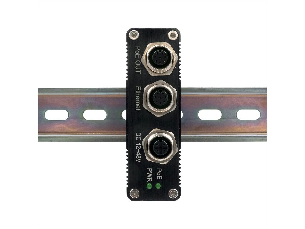 EXSYS  EX-60316 Injecteur PoE+ Gigabit 30W, norme ferroviaire