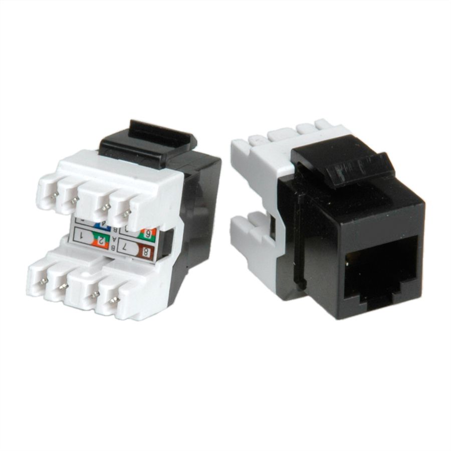 ROLINE Module Cat.5e (Classe D), RJ-45, noir
