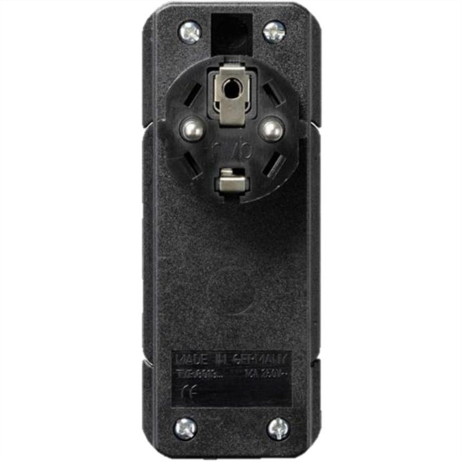 BACHMANN SMART PLUG Fiche de montage extra plate, noir