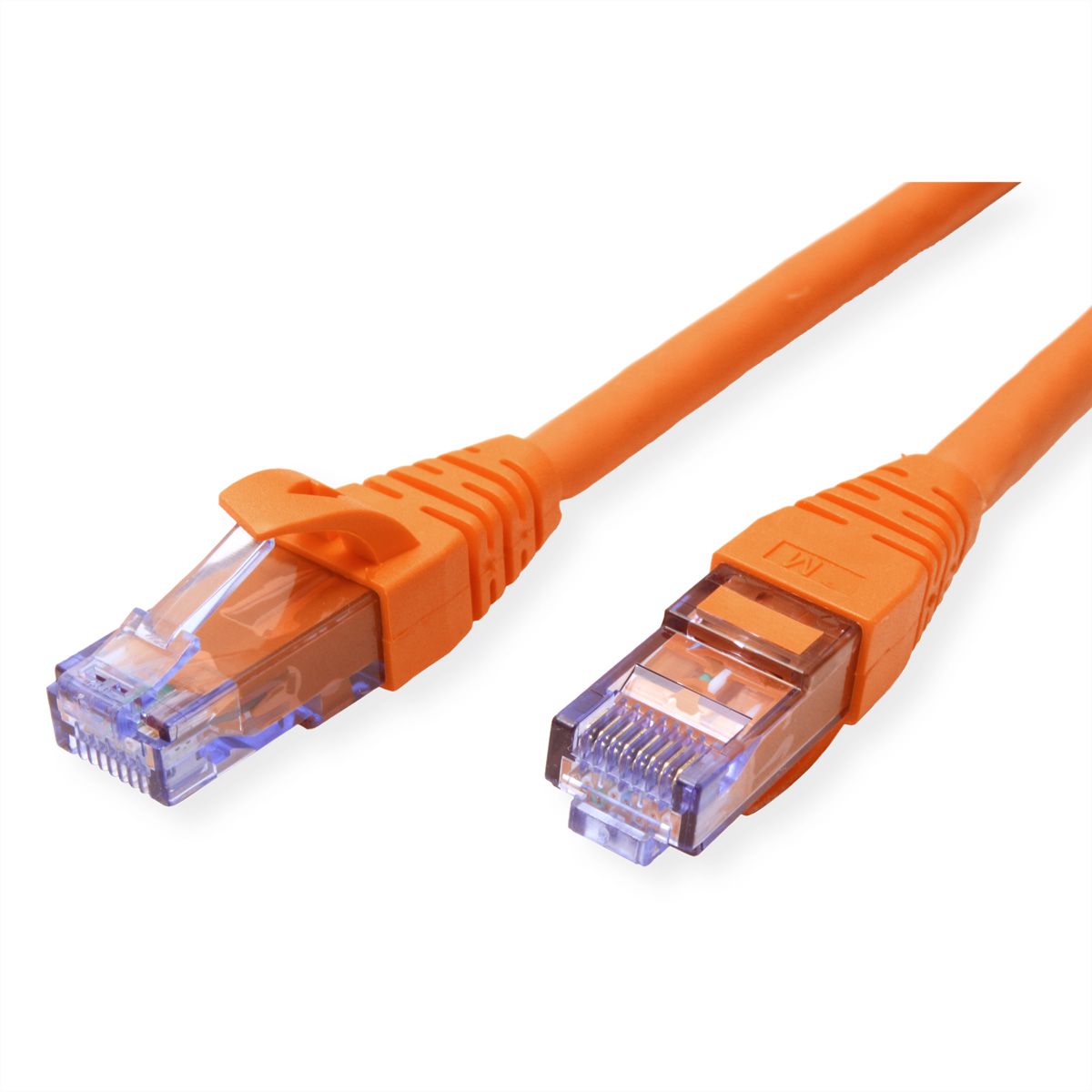 Cordon ROLINE UTP Cat.6A / 10 Gigabit, Component Level, LSOH, orange, 2 m