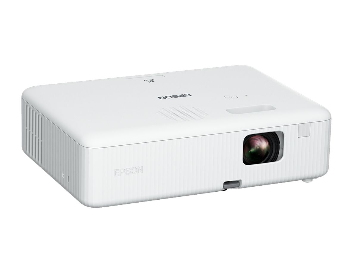 Epson CO-W01 vidéo-projecteur 3000 ANSI lumens 3LCD WXGA (1200x800) Noir, Blanc