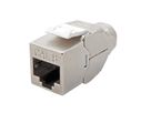 ROLINE Keystone Cat.8 (Classe I), Super Slim, blindé, sans outil, argent