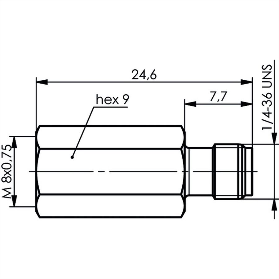 TELEGÄRTNER Adaptateur FME-mâle / SMA-femelle
