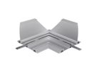 DATAFLEX Addit protège-câbles, connexion d'angle 482, argent