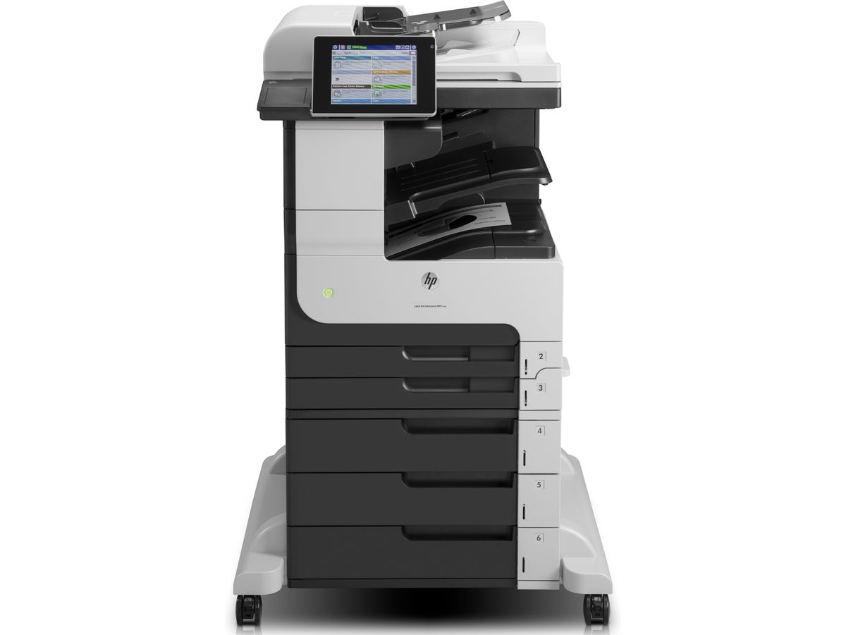 HP LaserJet Enterprise 700 Imprimante multifonction MFP M725z, Noir et blanc, Imprimante pour Entreprises, Impression, copie, scan, fax, ADF de 100 pages, Impression USB en façade; Numérisation vers e-mail/PDF; Impression recto-verso
