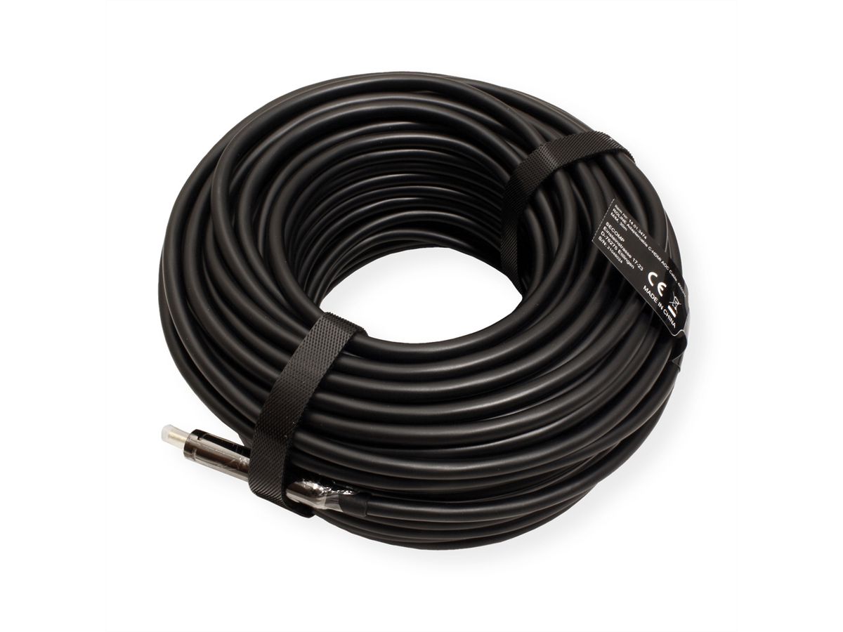 ROLINE Câble adaptateur type C - HDMI (AOC), 4K60, M/M, 30 m