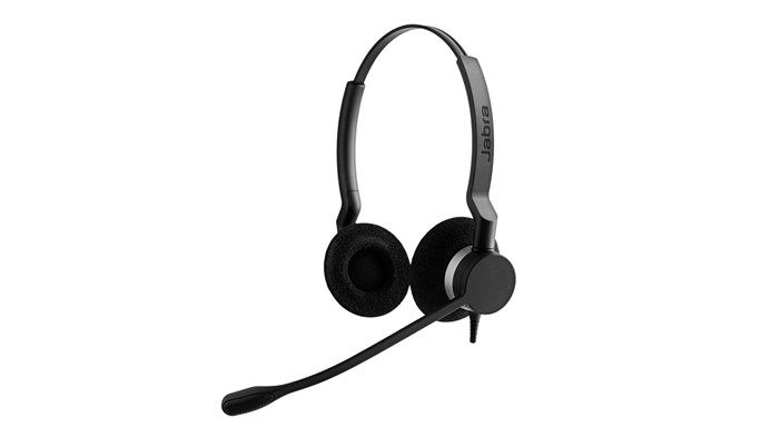 Jabra BIZ 2300 USB UC Duo Binaural Bandeau Noir