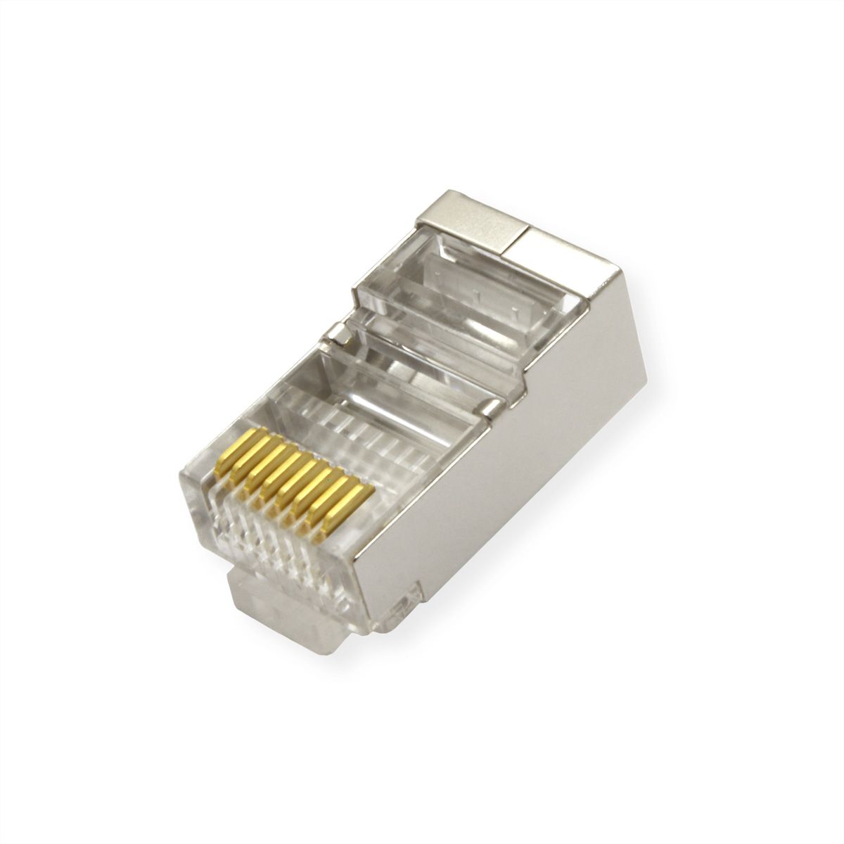 ROLINE Connecteur modulaire blindé, Cat.5e (Classe D), 10 unités