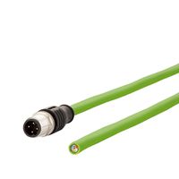 METZ CONNECT Câble Ethernet industriel M12, codage D, 2 m