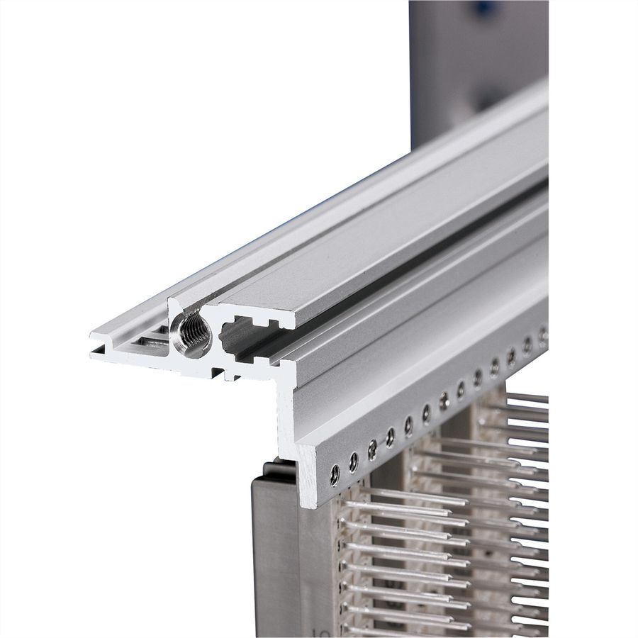 Rail horizontal SCHROFF, arrière, type L-MZ, léger, avec rail en Z, 40 CV