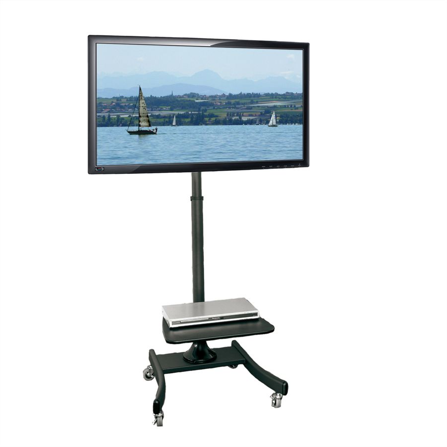VALUE Support LCD/TV sur roues, jusqu'à 35kg (27" - 47"), noir