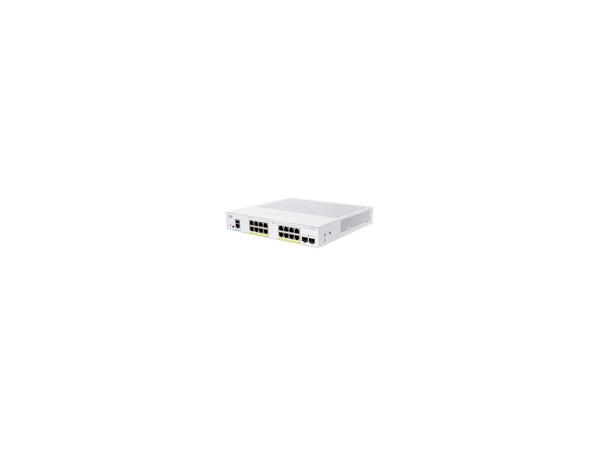 Cisco CBS250-16P-2G-EU commutateur réseau Géré L2/L3 Gigabit Ethernet (10/100/1000) Argent