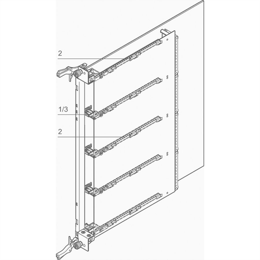 Guide-cartes SCHROFF pour modules AdvancedMC Mid-Size