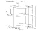 VALUE Desserte mobile, blanc