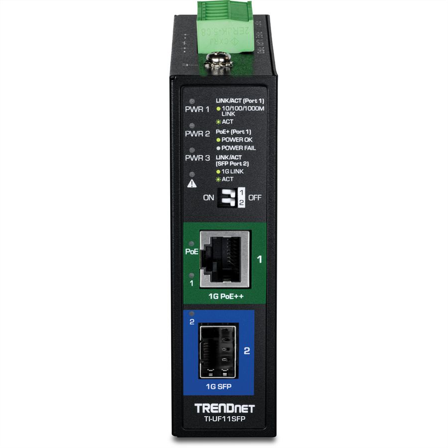 TRENDnet TI-UF11SFP Interne 1000Mbit/s Noir convertisseur de support réseau