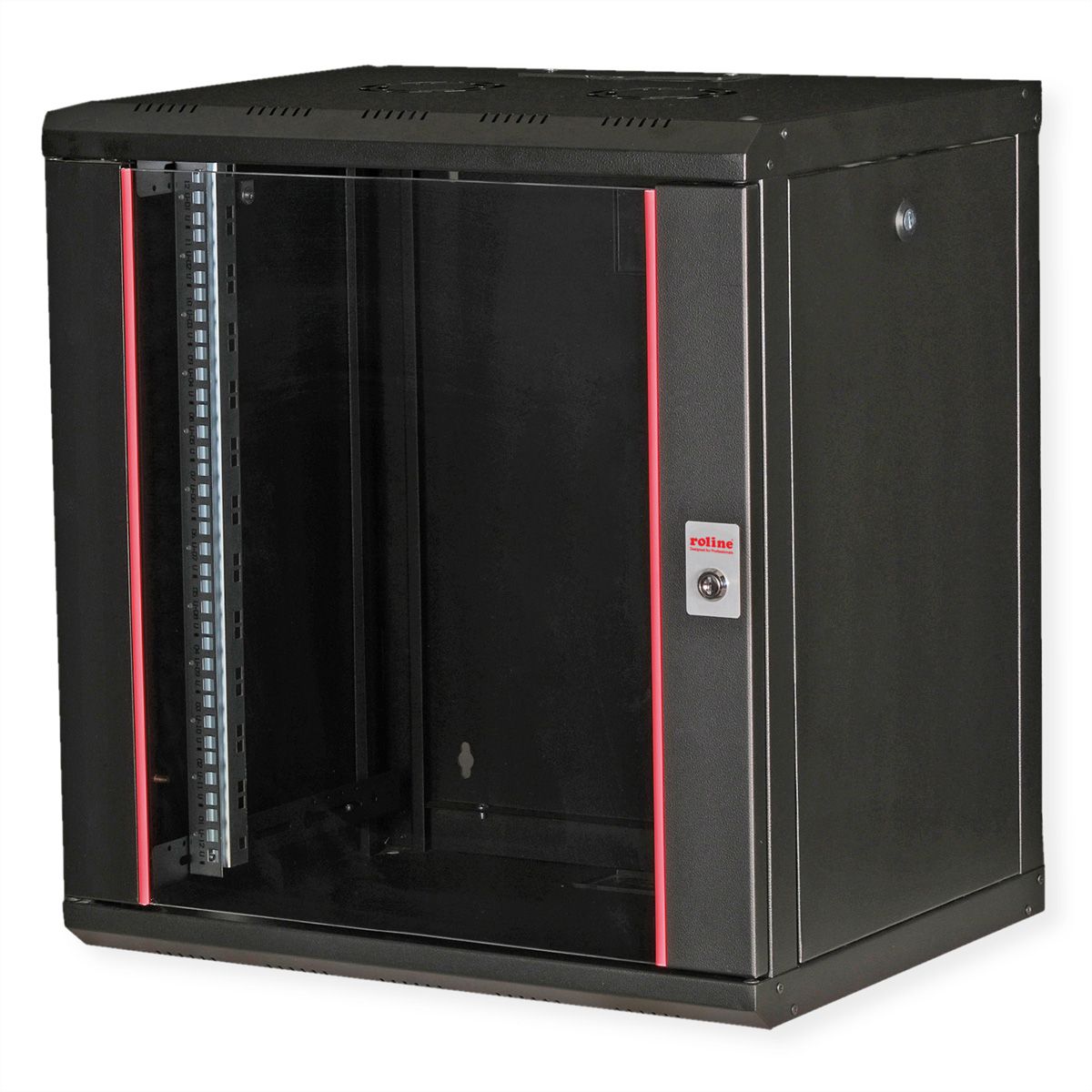 ROLINE 19" Boîtier mural Pro 12U, 600x450 LxP noir