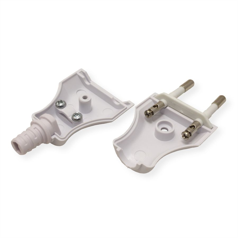 BACHMANN Connecteur plat Euro 2,5A/250VAC, blanc
