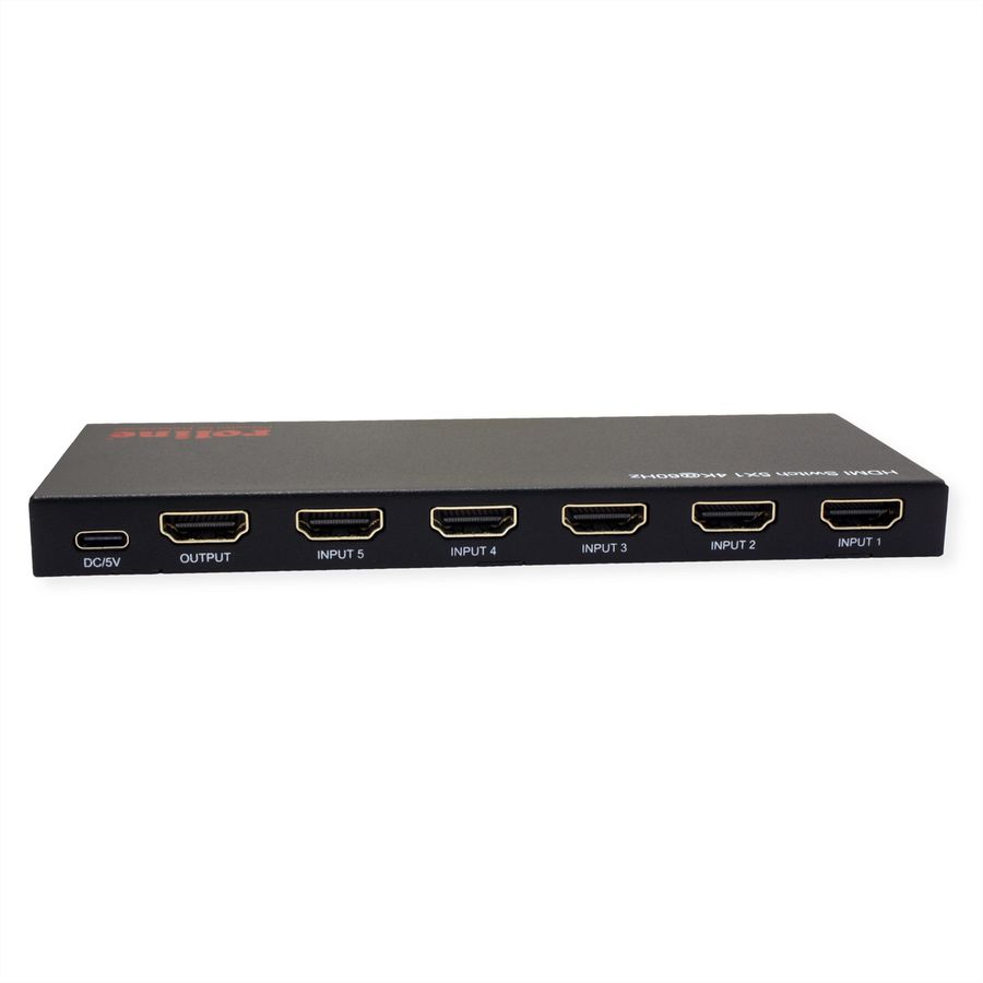 ROLINE Switch HDMI 4K à 5 ports