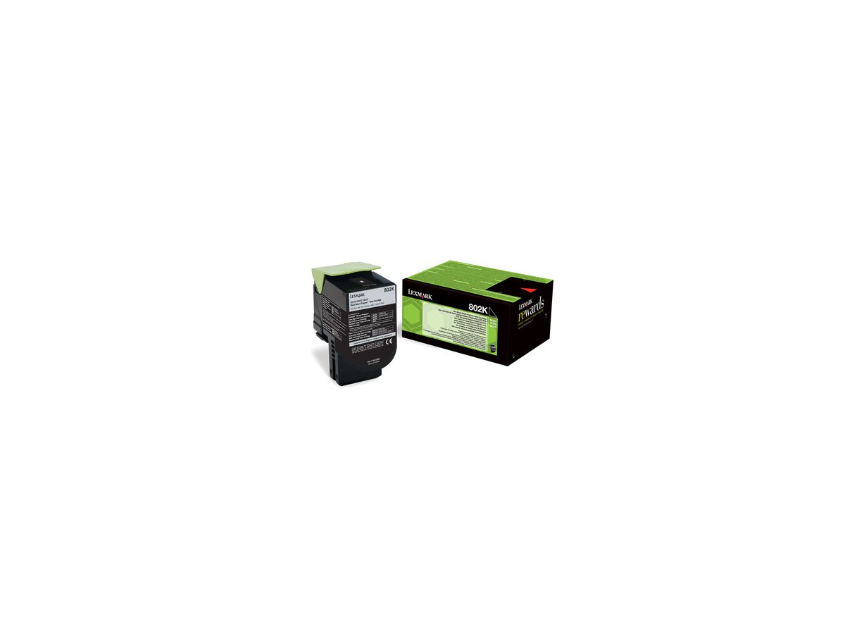 Lexmark 802K Original Noir 1 pièce(s)