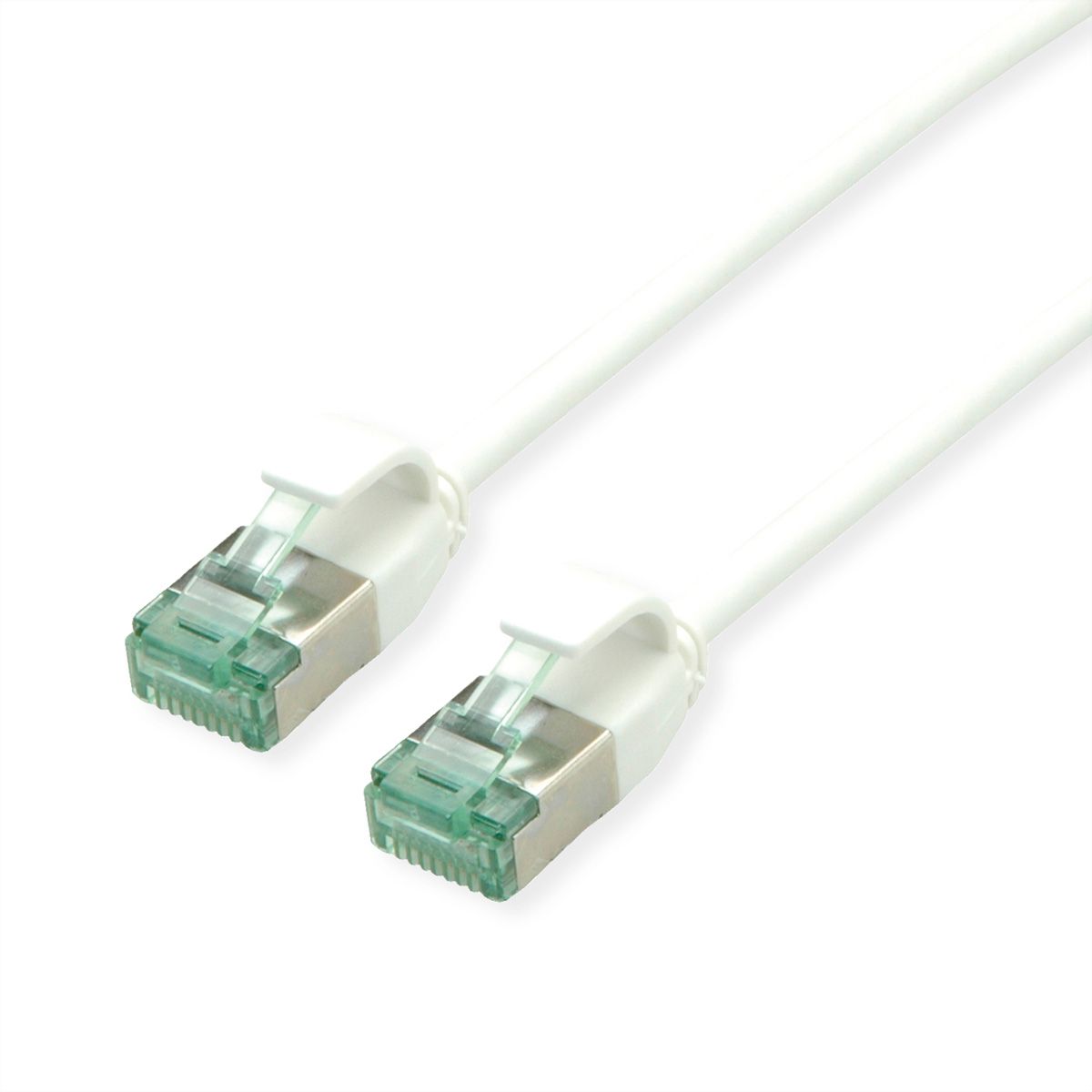 ROLINE RM Cordon DataCenter U/FTP Cat.6A (Classe EA), slim, blanc, 3 m