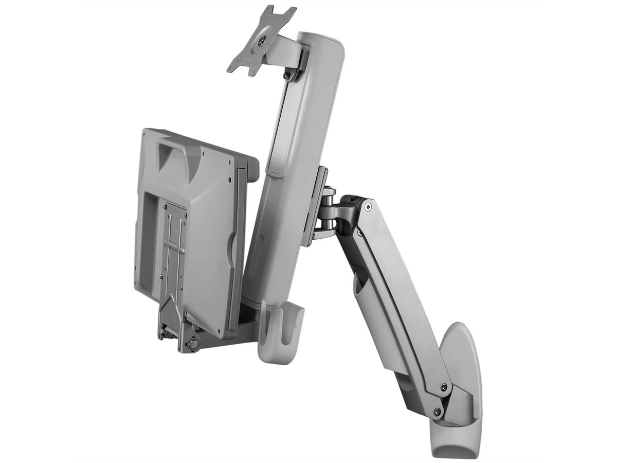 SCHROFF Bras support réglable pour moniteur avec tablette pour clavier (Vamonitor), max. 8 kg