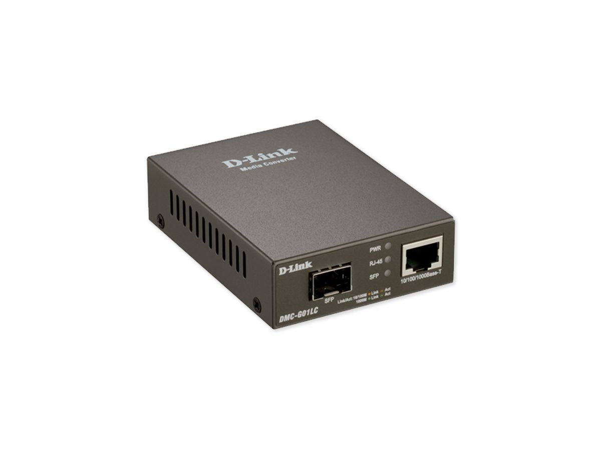D-Link DMC-G01LC convertisseur de support réseau 1000 Mbit/s Gris
