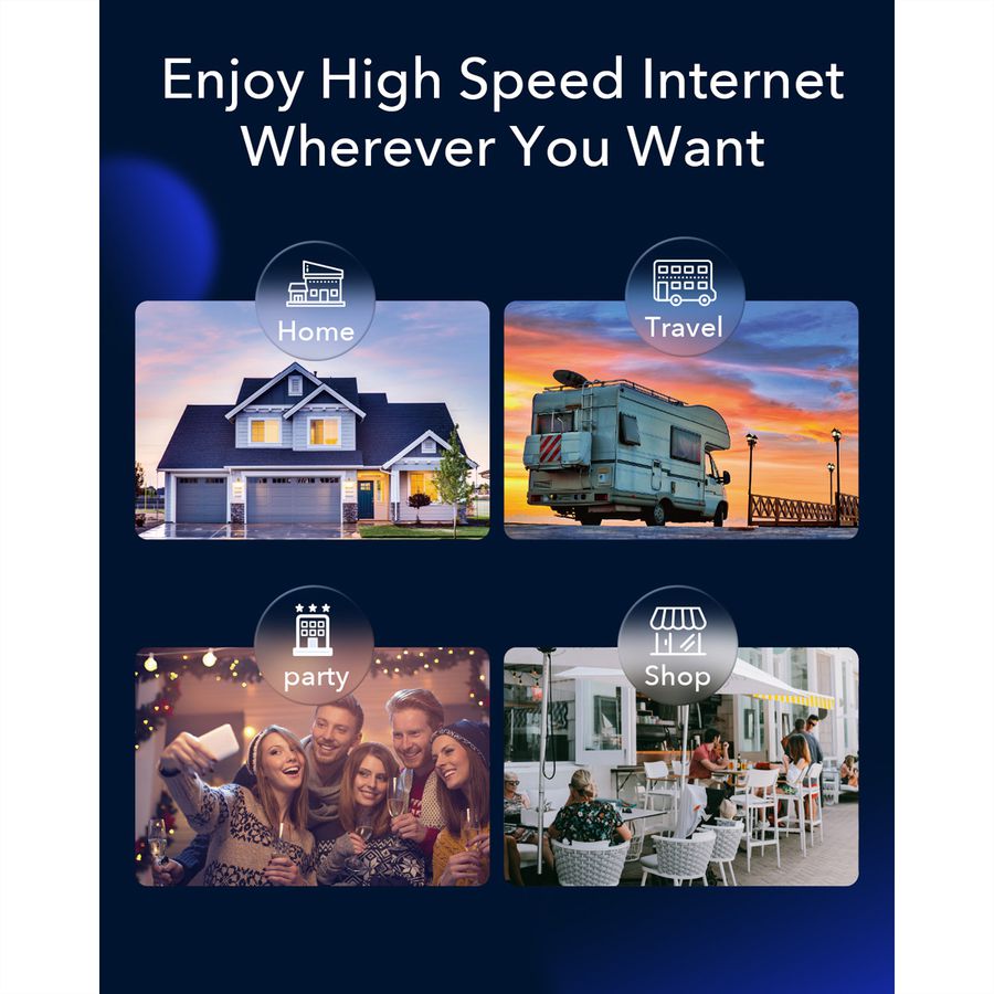CUDY P5_EU AX3000 Routeur WiFi 6 5G Mesh, Gigabit