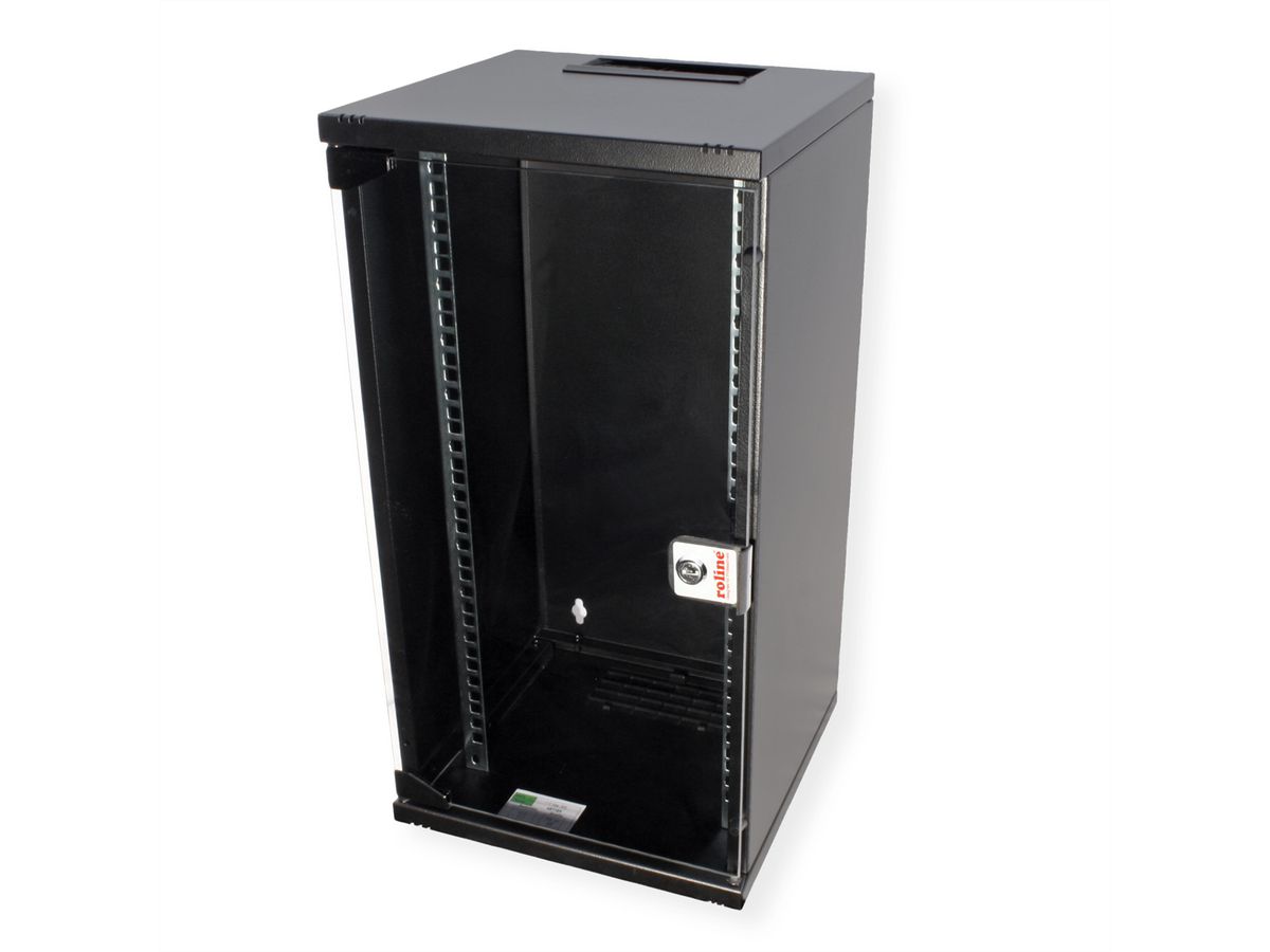 ROLINE 10" Boîtier mural 12U, 312x300 LxP  noir