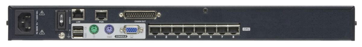 ATEN KH1508Ai Switch KVM Over-IP, VGA, PS/2-USB over Cat 5, 8 ports
