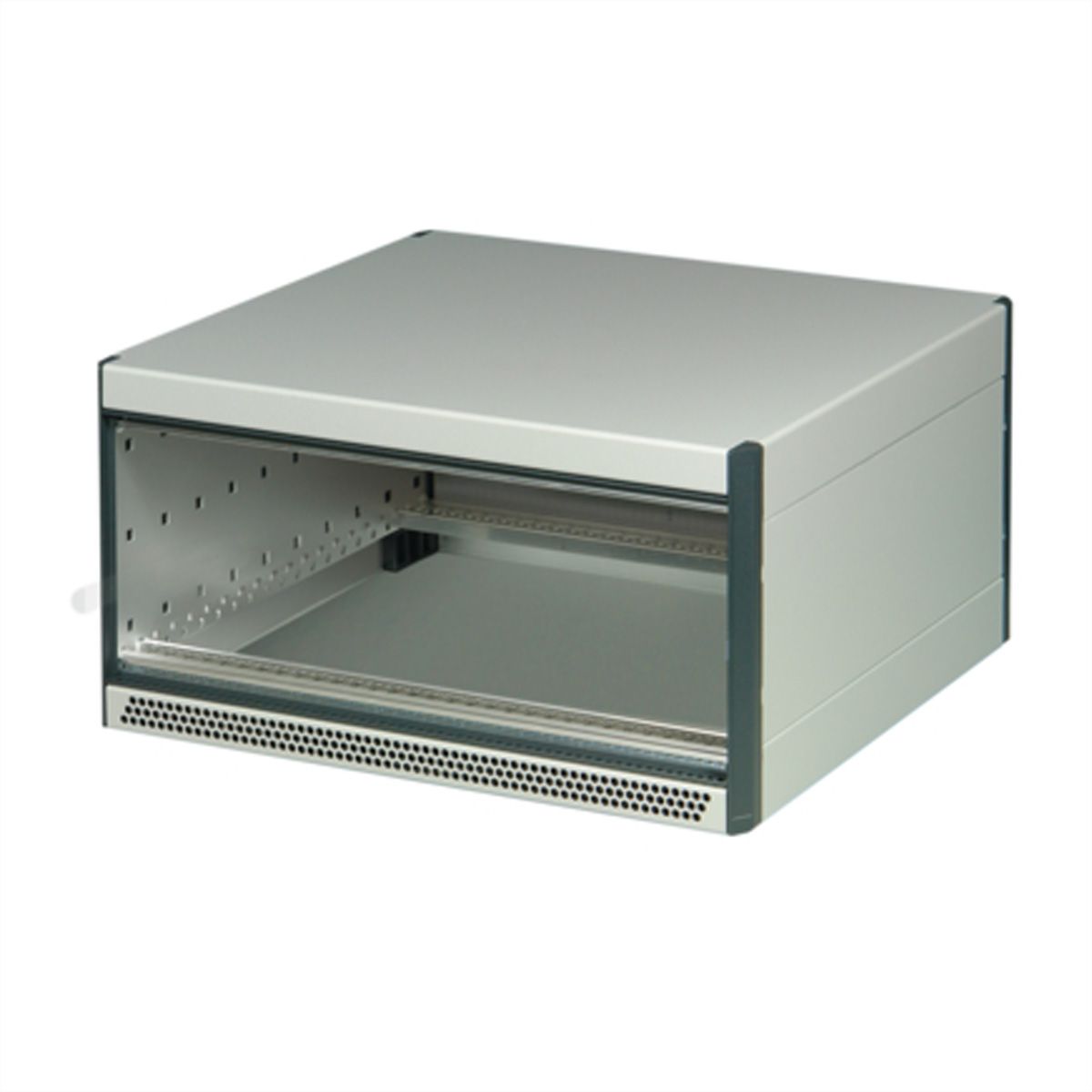 Coffret de bureau RatiopacPRO AIR de SCHROFF, blindage rétractable, garniture avant, 3/4 U, 84 HP, 255 mm