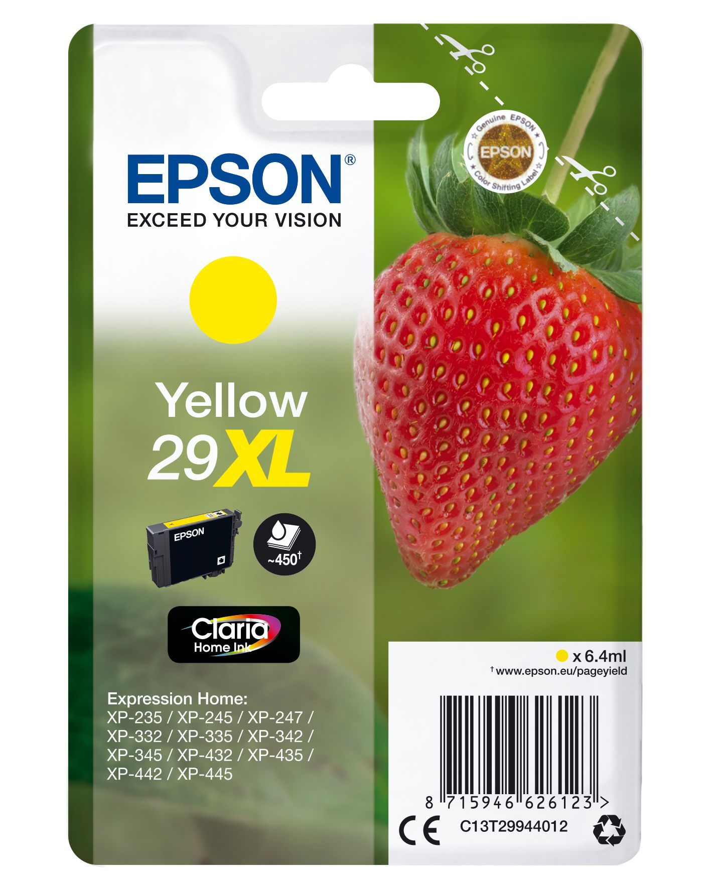 Epson Cartouche "Fraise" - Encre Claria Home J (XL)