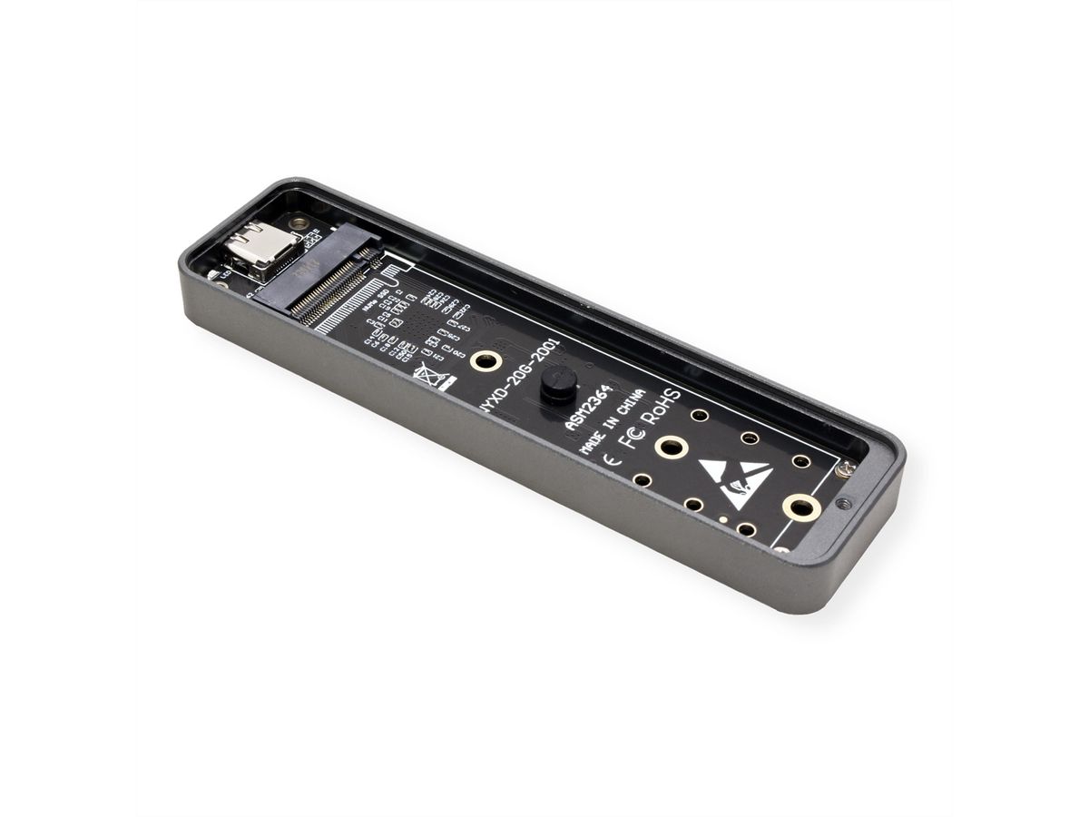 VALUE Boîtier externe SSD, M.2, NVMe - USB 3.2 Gen 2x2 type C