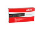 ROLINE Switch KVM, USB, DisplayPort, 1 Utilisateur - 4 PCs