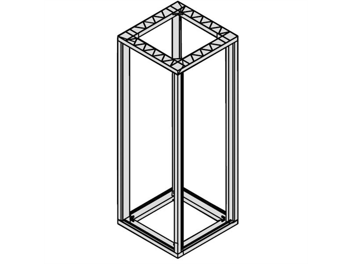 SCHROFF Cadre d'armoire universel Eurorack, 34 U 600W 800D