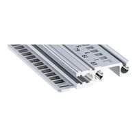 Rail horizontal SCHROFF, avant, type H-LD, lourd, lèvre longue, pour application IEEE, 40 HP